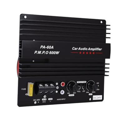 Imagem de Cosiki Módulo de Baixo de Placa de Subwoofer 24V 600W, Placa Amplificadora de áudio de Carro de Canal Mono de Alta Potência, Amplificador de Som de Carro Baixo Poderoso para e Caminhão