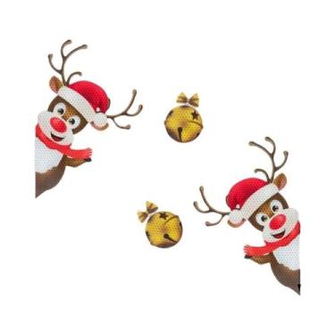 Imagem de Conjunto De Decoração Magnética Para Carro E Refrigerador Com Lâmpada 