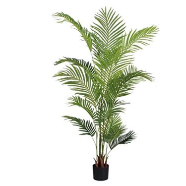 Imagem de Plantas falsas, planta artificial, árvore artificial, planta falsa, árvore artificial para casa, jardim, escritório, loja, decoração, plantas artificiais, ambientes internos e externos, 120 cm
