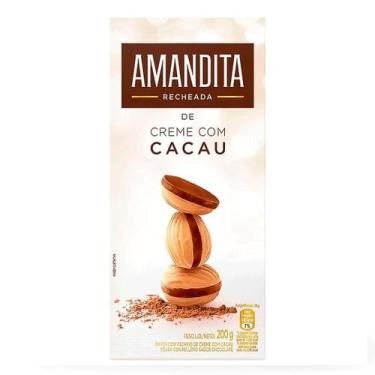 Imagem de Amandita Wafer Recheado Chocolate 200g - Lacta
