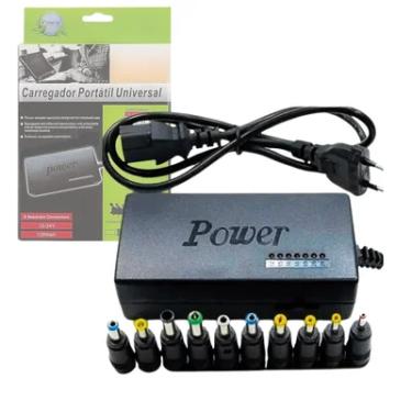 Imagem de Fonte Carregador Universal Notebook Adaptador Com 9 Plugs