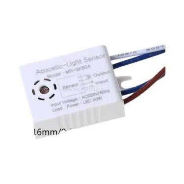 Imagem de Módulo De Interruptor De Luz Com Sensor De Voz 220V, Acendimento E Des