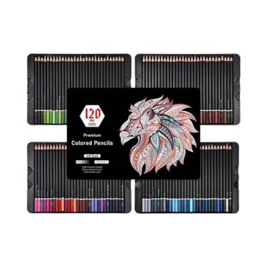 Imagem de Conjunto De Lápis De Cor a Óleo KALOUR Com 180 Cores, Lápis De Desenho