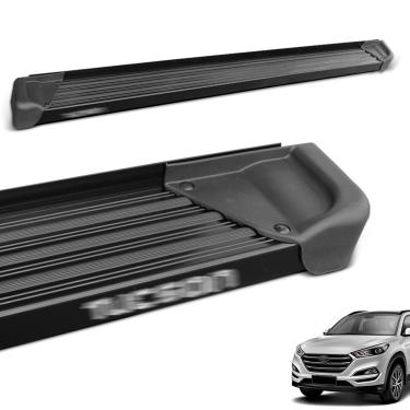 Imagem de Estribo Lateral New Tucson 2017 a 2024 Aluminio Preto A3