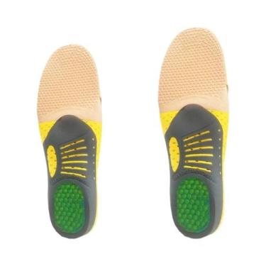 Imagem de Palmilhas Ortopédicas Com Suporte De Arco Para Pé Chato E Fascite Plan