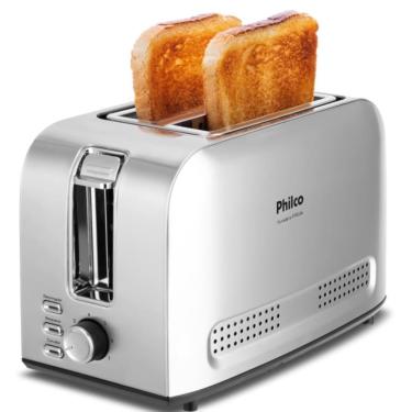 Imagem de Torradeira Philco Dual Cook 7 Temperaturas em Inox 800W 127V