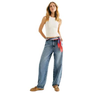 Imagem de Calça Hering Jeans Feminina Barrel-Feminino