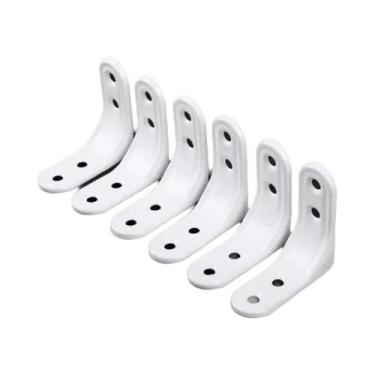 Imagem de Conector De Reforço Para Móveis Em L De 90 Graus (6 Peças) - Ferragem 