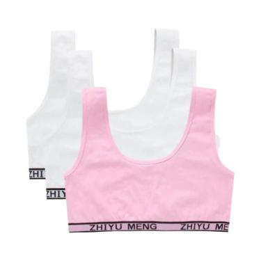 Imagem de Sutiãs De Treinamento Para Adolescentes, Tops Sem Fio Para Puberdade, 