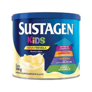 Imagem de Fórmula Infantil Kids Baunilha Lata 350g  - Sustagen - Sustagen Kids, 
