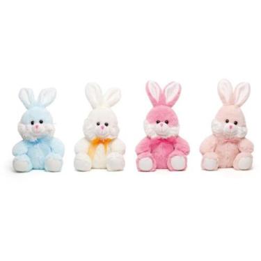 Imagem de Coelhos de Pascoa Pelucia C/LACO Voal (S) - Cromus