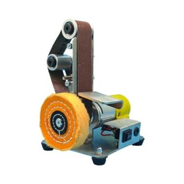 Imagem de Mini Lixadeira Elétrica Multifuncional De Bancada, Máquina De Polir E 