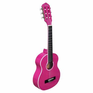 Imagem de Violão Acústico Nylon Giannini Start NR Pink Glossy PKG