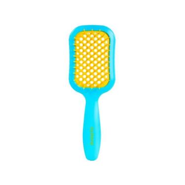 Imagem de Escova de Cabelo Océane - Joy Brush Azul, Azul e Amarela