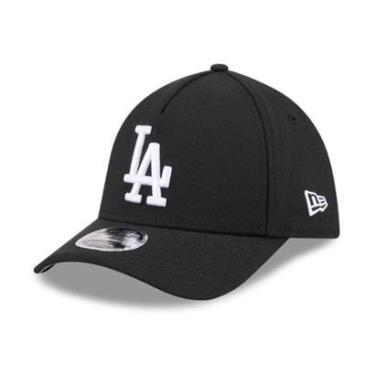 Imagem de BONE NEW ERA 39THIRTY M-CROWN A-FRAME LOS ANGELES DODGERS MLB PRETO-Masculino