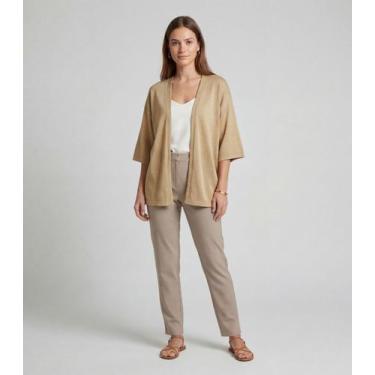 Imagem de Kimono Feminino Infinita Cor Amarelo, P, Amarelo