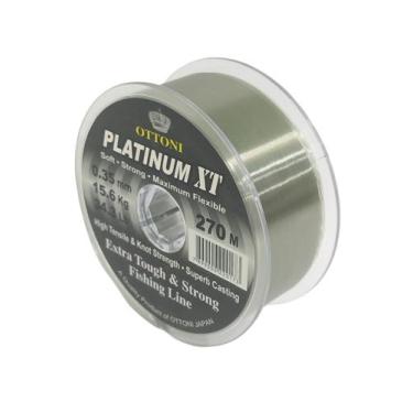Imagem de Linha De Pesca Monofilamento Platinum XT 0,35mm 270m Flexível Forte Ba