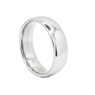 Imagem de Aliança Prata 925 Compromisso Anatômica 6mm Namoro - Oremte, 24
