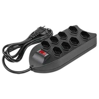 Imagem de Filtro de Linha 8 Tomadas Intelbras EPE 1008+ 1,5 Metros