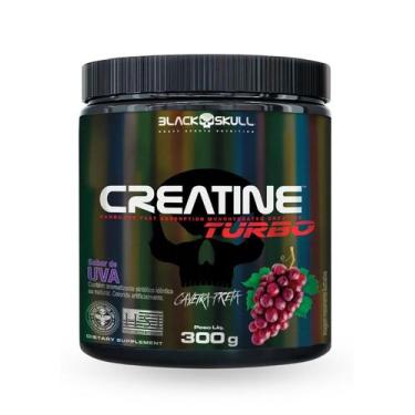 Imagem de Crea tina Turbo  Black Skull  Uva  300g  Suplemento para Des empenho e