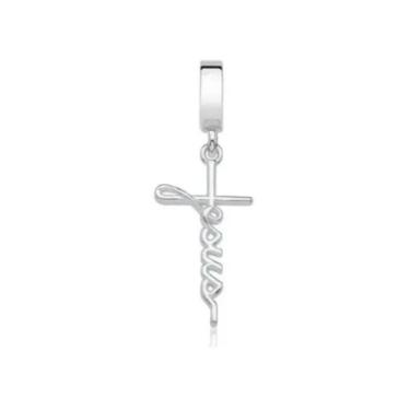 Imagem de Berloque Religioso Jesus Cristo  Prata 925