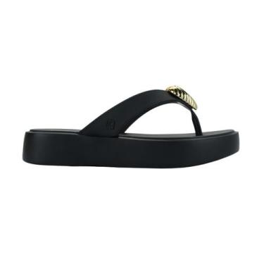 Imagem de Sandália Plataforma Feminina Zaxy Hot New Confortável -, Preto, 38