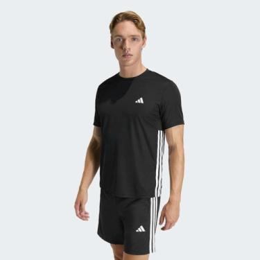 Imagem de Camiseta Adidas We Base Masculina, Preto, Branco, M
