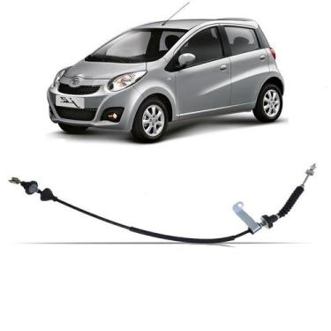Imagem de CABO DE EMBREAGEM JAC J2 1.4 16v 82CM 2012 A 2016 COM ABRAÇADEIRA 1607