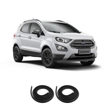 Imagem de Kit Borracha Vedação 2 Portas Traseira Ecosport 2013 A 2021 - sem marc