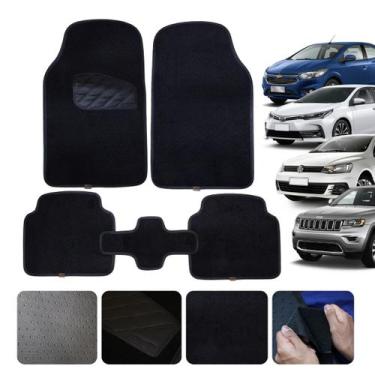 Imagem de Tapetes Automotivo Carpete Carro Universal Compatível com Todas as Mar