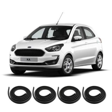 Imagem de Kit Borracha Vedação Das 4 Portas Ford Ka 2013 A 2021 - sem marca