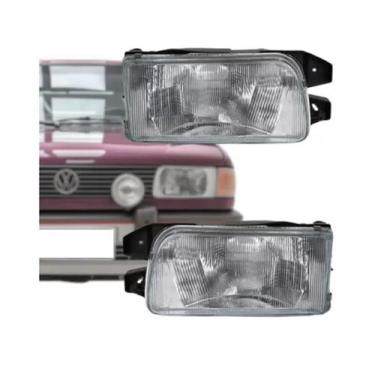 Imagem de Par Farol Gol G1 Parati e Voyage 1991 92 1993 1994 QUADRADO - BBS