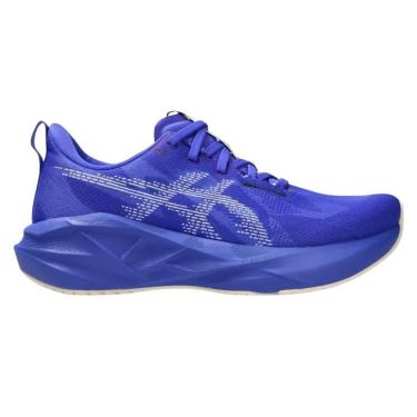Imagem de Tênis Asics Novablast 5 Corrida Azul e Branco - Feminino 38-Feminino
