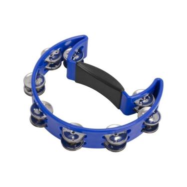 Imagem de Pandeiro Meia Lua Pml001 Azul Liverpool