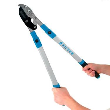 Imagem de Tesoura De Poda Galhos 66cm - 1m Afiada Com Cabo Telescópico Profissio