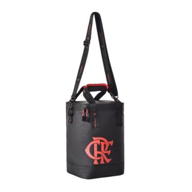 Imagem de Bolsa Transversal Cooler Flamengo Térmica Viagem Passeio - Clio Style,
