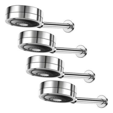 Imagem de Kit 4 Peças Chuveiro Ducha Redondo Parede Technoshower Docol