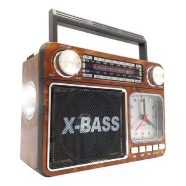 Imagem de Radio Relogio Portatil Multi Band 2 Bivolt - Keedi, Marrom