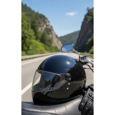 Imagem de Capacete Fechado Preto ABS 60 - Segurança e Estilo - Congratulations S