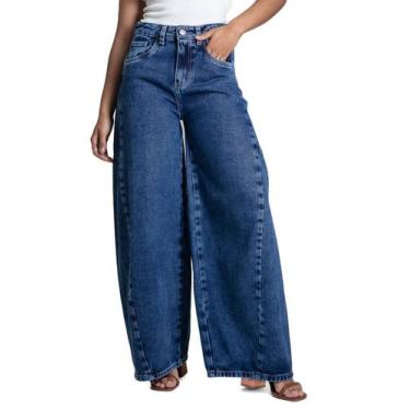 Imagem de Calça Jeans Sawary Balloon - 282821 - Azulbr 36, Azul, 36