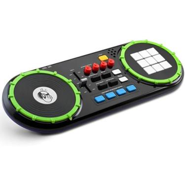 Imagem de Dj Mixer Brinquedo Infantil Teclado Musical Com Luz Led E Sons - Multi
