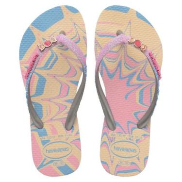 Imagem de Chinelo Infantil Havaianas REF: KIDS SLIM GLITTER II, 27, Rosa