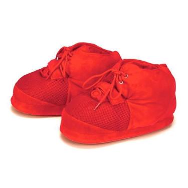 Imagem de Pantufa Basquete Sneaker 3D Air Vermelho Importa Way Frio, 42/44, Verm