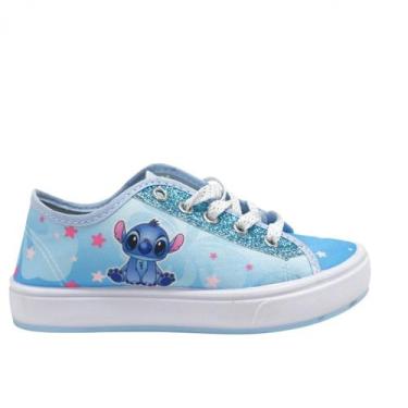 Imagem de Tênis Menina Ortobessa Stitch 24, Azul, 29