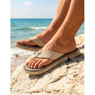 Imagem de Chinelo de Dedo Rider R Feat Masculino 12558, Bege, Bege, 39