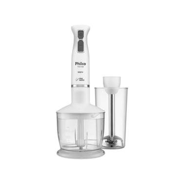 Imagem de Mixer 2 em 1 com Processador Philco PMX1000 500W Branco 2 Velocidades 110V