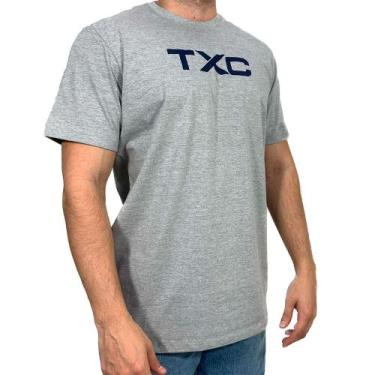Imagem de Camiseta Estampada Cinza Txc Masculina, Cinza, P