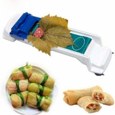 Imagem de Máquina de Enrolar Folhas de Carne e Vegetais para Charuto Árabe Sushi Uva Repolho Alga Esfiha