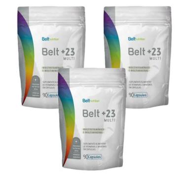 Imagem de 3x Belt +23 Caps Max Pacote-Multivitamínico-90 caps. - Belt Nutrition