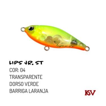 Imagem de Isca Lips Jr St Artificial da Kv Ótimo Stick 6,5cm P/ Robalo, 4